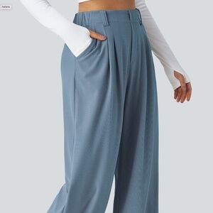 Halara Flex™ High Waisted Pocket Wide Leg Waffle Work Pants